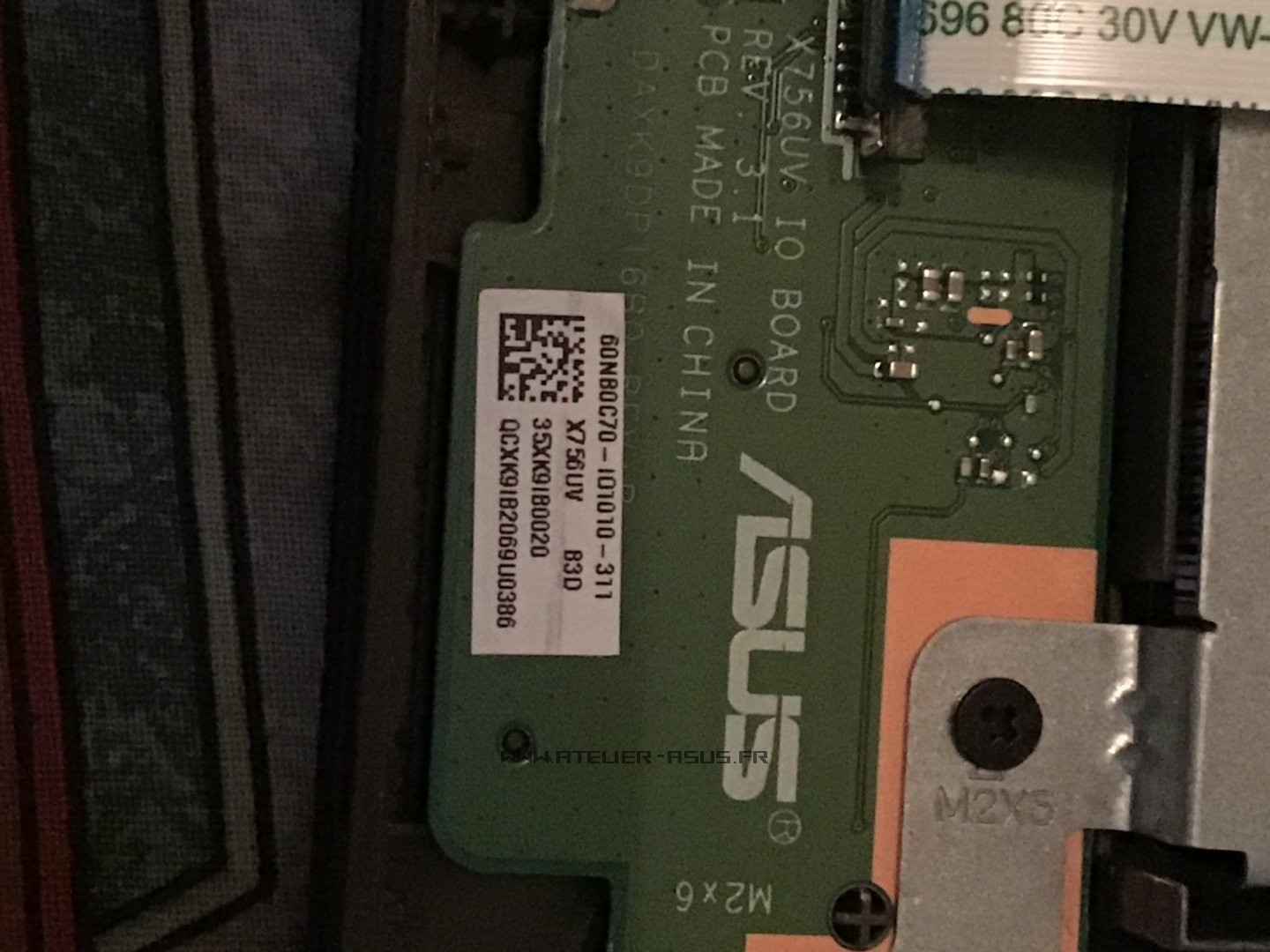 Connecteur DC Jack Pour PC Portable Asus K756UV - Neuf, Pièce De Remplacement