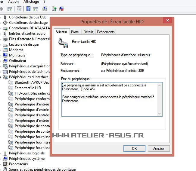 propriétés de écran tactile HID.JPG