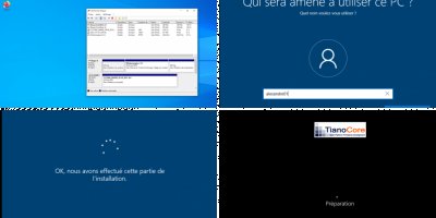 Installation Windows 10 en ligne de commandes (peut s'appliquer sur un lecteur externe)