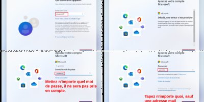 contournement de la création d'un compte Microsoft pour Windows 11