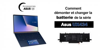 Série Asus UX434 : comment démonter et changer la batterie